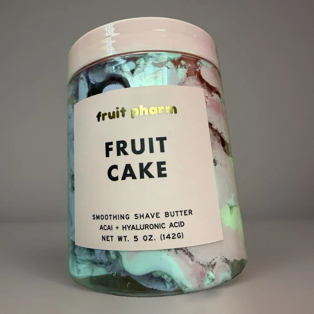 fruit pharm Fruit Cake Shave Butter w/ Hyaluronic Acid, Face, 5 oz